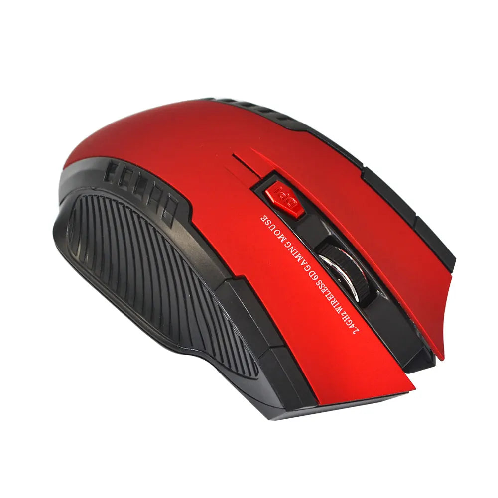 Mouse Receptor USB 6 Buttons Professional Optical Wireless Laptop PC Gamer